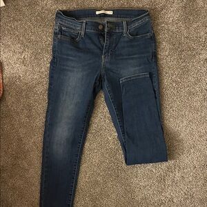 Levi's Women's Dark Blue Skinny Jeans